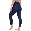 image:image90 Degree By Reflex Womens High Waisted Capri Legging Side Pocket Squat Proof Gym Workout Yoga PantTwlight