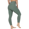 image:image90 Degree By Reflex Womens High Waisted Leggings Capri Workout Yoga PantsBay Leaf