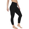 image:image90 Degree By Reflex Womens High Waisted Leggings Capri Workout Yoga PantsBlack