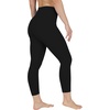 image:image90 Degree By Reflex Womens High Waisted Leggings Capri Workout Yoga PantsBlack
