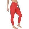 image:image90 Degree By Reflex Womens High Waisted Leggings Capri Workout Yoga PantsCayenne