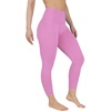 image:image90 Degree By Reflex Womens High Waisted Workout Capri Leggings Squat Proof Workout Yoga CaprisOpera Mauve