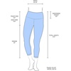 image:image90 Degree By Reflex Womens Power Flex Capri High Waisted Sculpting Legging  Black  XS