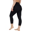 image:image90 Degree By Reflex Womens Power Flex Capri High Waisted Sculpting Legging  Black  XS