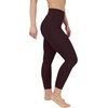 image:image90 Degree By Reflex Womens Power Flex Yoga PantsItalian Plum