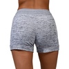 image:image90 Degree By Reflex Womens Soft Sweat Shorts High Waisted Drawstring Lounge Shorts with Pockets2 Pack Heather GreyHeather Grey