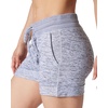 image:image90 Degree By Reflex Womens Soft Sweat Shorts High Waisted Drawstring Lounge Shorts with PocketsHeather Grey