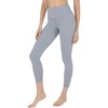 image:image90 Degree By Reflex High Waist Legging 78 Tummy Control Yoga Workout PantsHeather Grey