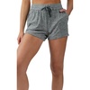 image:image90 Degree By Reflex Lightweight Lounge Heather Shorts Drawstring Casual Summer Sleep Short Shorts for WomenHeather Sage Green