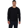 image:image90 Degree By Reflex Mens Terry Brushed Long Sleeve TopBlack