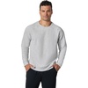 image:image90 Degree By Reflex Mens Terry Brushed Long Sleeve TopHeather Grey
