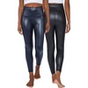 image:image90 Degree By Reflex Super High Waist High Shine Faux Leather Fleece Lined Elastic Free Ankle Leggings2 Pack BlackDark Navy