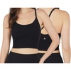image:image90 Degree By Reflex Womens Seamless Cami Longline Bra  Round Neck Workout Racerback Tank Top2pk  Black  Black