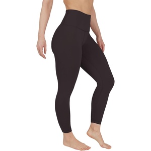 image:image90 Degree By Reflex High Waist Legging 78 Tummy Control Yoga Workout PantsChocolate Torte