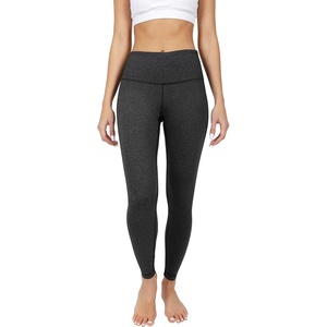 image:image90 Degree By Reflex High Waist Legging 78 Tummy Control Yoga Workout PantsHeather Charcoal