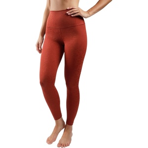 image:image90 Degree By Reflex High Waist Tummy Control Squat Proof Ankle Length Printed LeggingsLeopard Burnt Amber Elastic Free