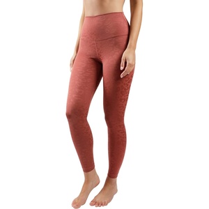 image:image90 Degree By Reflex High Waist Tummy Control Squat Proof Ankle Length Printed LeggingsLeopard Terracotta Elastic Free
