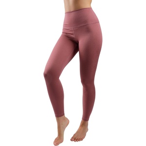 image:image90 Degree By Reflex High Waist Tummy Control Squat Proof Ankle Length Printed LeggingsSnake Rouge Blush Elastic Free