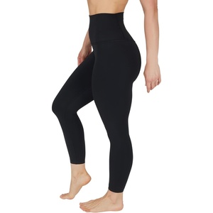 image:image90 Degree By Reflex Womens High Waist Ankle Length LeggingsClassic Black