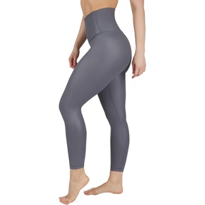 image:image90 Degree By Reflex Womens High Waist High Shine Faux Leather Disco Ankle Leggings