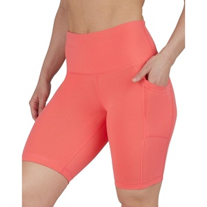 image:image90 Degree By Reflex Womens High Waisted Biker Shorts with Side Pockets Workout Shorts 5 7 9Dubarry 9