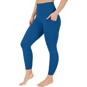image:image90 Degree By Reflex Womens Power Flex Yoga PantsBlue Topaz