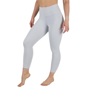 image:imageYogalicious High Waist Buttery Soft Lightweight Capri Leggings High Rise Workout Yoga Pants for WomenMicro Chip Nude Tech
