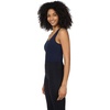 image:image90 Degree By Reflex 2 Pack Workout Tank Performance Medium Support Longline Top with Builtin BraDark NavyBlack 2 Pack