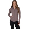 image:image90 Degree By Reflex Full Zip Running Track Jacket Lightweight Athletic Slim Fit Jacket with ThumbholesMocha