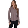 image:image90 Degree By Reflex Full Zip Running Track Jacket Lightweight Athletic Slim Fit Jacket with ThumbholesMocha
