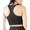 image:image90 Degree By Reflex Long Line Sports Bra Racerback Workout Medium Impact Yoga TopBlack