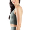 image:image90 Degree By Reflex Long Line Sports Bra Racerback Workout Medium Impact Yoga TopSage