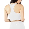 image:image90 Degree By Reflex Long Line Sports Bra Racerback Workout Medium Impact Yoga TopWhite