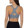 image:image90 Degree By Reflex Womens 2 Pack Zip Front Bra Seamless Textured Racerback Performance Supportive Sports BraLavendulaWeathervane