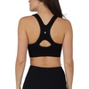 image:image90 Degree By Reflex Womens 2 Pack Zip Front Bra Seamless Textured Racerback Performance Supportive Sports BraPageant BlueBlack