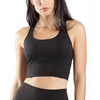 image:image90 Degree By Reflex Long Line Sports Bra Racerback Workout Medium Impact Yoga TopBlack