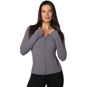 image:image90 Degree By Reflex Full Zip Running Track Jacket Lightweight Athletic Slim Fit Jacket with ThumbholesExcalibur