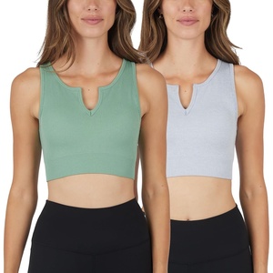 image:image90 Degree By Reflex Womens 2 Pack Seamless Raya VNeck Tank Top