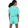 image:image90 Degree By Reflex Girls 2 Piece Set Softlite Short Sleeve Hoodie  Softlite Road Trip ShortAruba Blue