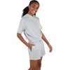 image:image90 Degree By Reflex Girls 2 Piece Set Softlite Short Sleeve Hoodie  Softlite Road Trip ShortHeather Light Grey