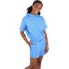 image:image90 Degree By Reflex Girls 2 Piece Set Softlite Short Sleeve Hoodie  Softlite Road Trip ShortMarina