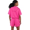 image:image90 Degree By Reflex Girls 2 Piece Set Softlite Short Sleeve Hoodie  Softlite Road Trip ShortRaspberry Sorbet