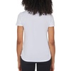 image:image90 Degree By Reflex Short Sleeve Top VNeck Soft Gym Shirt for Women  2 PackHeather EventideWhite