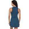 image:image90 Degree By Reflex Racerback Charm Pleated Tennis Dress with CollarMoonlit Ocean