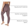 image:imageYogalicious High Waist Ankle Legging Squat Proof Criss Cross VBack PantFrench Toast