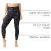 image:imageYogalicious High Waist Squat Proof Soft Printed Leggings for WomenBlack Camo Elastic Free