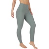 image:imageYogalicious High Waist Squat Proof Soft Printed Leggings for WomenBlossom Olive
