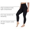 image:imageYogalicious High Waist Squat Proof Soft Printed Leggings for WomenClassic Black