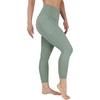image:imageYogalicious High Waist Squat Proof Soft Printed Leggings for WomenLily Pad Lux