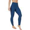 image:imageYogalicious High Waist Squat Proof Soft Printed Leggings for WomenOcean Indigo